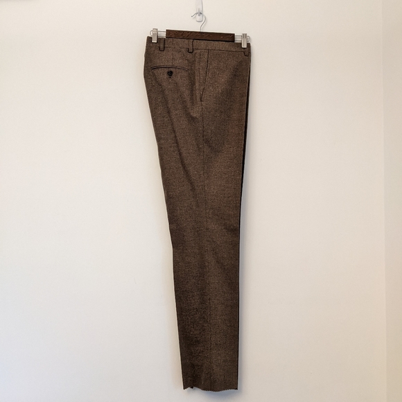 HART SCHAFFNER MARX Tailored Pants, Brown - Picture 1 of 7